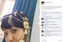 MC Thảo Vân nhập viện 