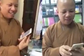 Xử nghiêm nhà sư 'sờ iPhone 6 lấy lộc cho cửa hàng'