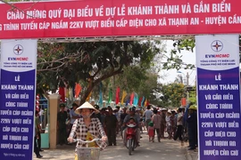 Xã đảo độc nhất Sài Gòn đón nguồn điện xuyên biển