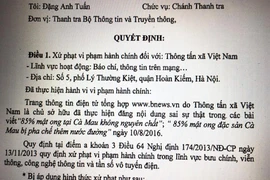 Bị phạt 20 triệu vì đưa tin sai sự thật về mật ong rừng