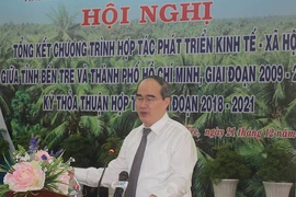 Bến Tre-TP.HCM tiếp tục hợp tác, thúc đẩy phát triển 
