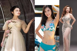 Ngắm Nông Thúy Hằng đạt giỏi Văn quốc gia thi Hoa hậu