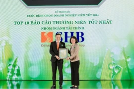 SHB lần thứ 4 được lọt vào TOP 10 doanh nghiệp có Báo cáo thường niên tốt nhất 