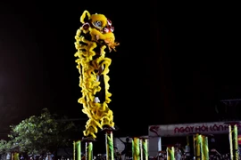 Tuyệt kỹ múa lân từ màn tranh tài Mai Hoa Thung 