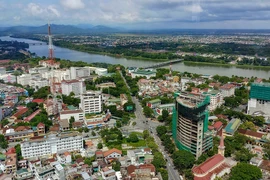 Một góc TP Huế nhìn từ trên cao. Ảnh: N.DO