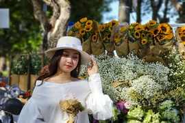 Bạn trẻ xứ Huế bắt trend 'mùa thu Hà Nội'