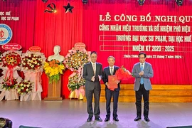 Trường Đại học Sư phạm Huế có tân hiệu trưởng