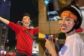 Hoa hậu Thuỳ Tiên, Đàm Vĩnh Hưng ăn mừng U23 Việt Nam vô địch SEA Games 31