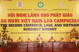 Khai mạc Hội nghị Lãnh đạo Phật giáo 3 nước Việt Nam-Lào-Campuchia lần 2