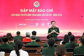 Hơn 400 tác phẩm tranh giải tại Liên hoan truyền hình toàn quân ở Thái Nguyên