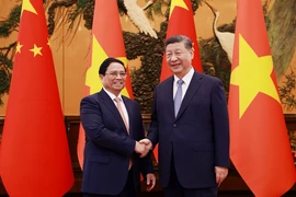 Thủ tướng Phạm Minh Chính hội kiến Tổng Bí thư, Chủ tịch nước Tập Cận Bình