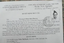 Bỏ trốn sau khi hưởng án treo nhờ đang có con nhỏ