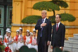 Lễ đón chính thức Tổng thống Mỹ Donald Trump