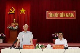 Tổng bí thư, Chủ tịch nước thăm và làm việc tại Kiên Giang 