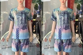 Bán quần áo in hình tiền Việt Nam: Bị phạt đến 50 triệu đồng