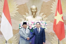 Chủ tịch Quốc hội Trần Thanh Mẫn tiếp Tổng thống đắc cử Indonesia