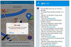 Tra cứu điểm tiêm vắc-xin gần nhất bằng Zalo