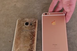 Thả rơi S7 Edge và iPhone 6S Plus ở độ cao 6 m