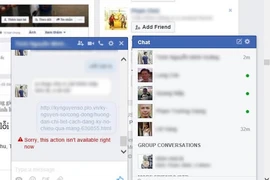 Xử lý lỗi không thể gửi link trên Facebook và Messenger