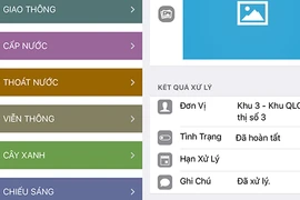 Ứng dụng giúp báo cáo sự cố tại TP.HCM