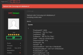 Hacker công bố có trong tay dữ liệu của nhiều shop bán hàng 