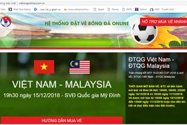 VFF vô tình tiếp tay cho trang bán vé giả mạo? 