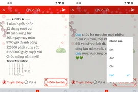 Cách chúc tết độc đáo bằng Laban Key