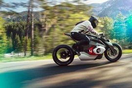 Ngất ngây với mẫu xe máy điện siêu hầm hố Vision DC Roadster