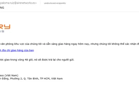 Mạo danh đơn vị giao hàng phát tán mã độc