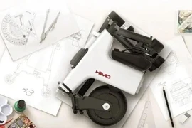 Xuất hiện mẫu xe điện siêu nhỏ gọn khi gấp lại bằng tờ giấy A3
