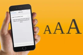 Cách thay đổi nhanh kích thước font chữ trên iPhone