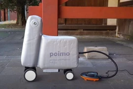 Mẫu xe điện siêu nhỏ Poimo có thể bỏ vừa vào ba lô