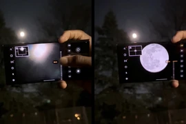 Ảnh mặt trăng được chụp từ điện thoại Samsung có thể là giả 