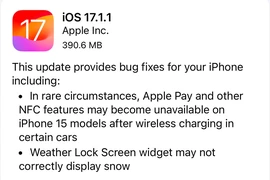 ios 17.1.1
