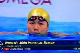 Ánh Viên giành chiến thắng vòng loại, phá sâu kỷ lục SEA Games