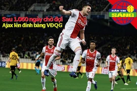 Ajax lên đỉnh bảng sau 1.060 ngày, Sarri khen ngợi Hudson-Odoi