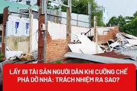 Lấy đi tài sản khi cưỡng chế nhà dân: Trách nhiệm pháp lý ra sao?