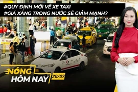 Nóng hôm nay: Quy định mới về xe taxi; Giá xăng trong nước sẽ giảm?