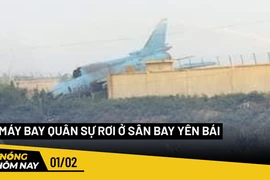 Nóng hôm nay: Máy bay quân sự rơi ở sân bay Yên Bái, một phi công hy sinh