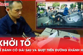 Khởi tố người đàn ông đánh cô gái sau va quẹt trên đường Khánh Hội
