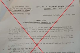 Giả mạo văn bản tuyển sinh lừa SV, phụ huynh hàng trăm triệu
