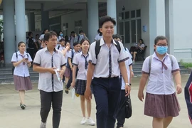 Thí sinh dự thi THPT Quốc gia năm 2019 tại TP.HCM. Ảnh: PHẠM ANH