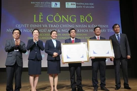 Hai ngành của Trường ĐH Quốc tế Sài Gòn đạt chuẩn kiểm định