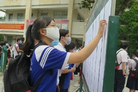 Thí sinh thi tốt nghiệp THPT năm 2020. Ảnh: PA