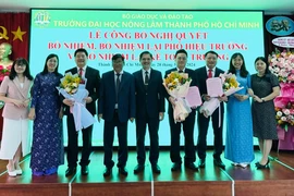 Trường ĐH Nông lâm TP.HCM bổ nhiệm 2 Phó hiệu trưởng