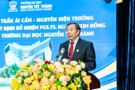 Trường ĐH Nguyễn Tất Thành có Hiệu trưởng mới