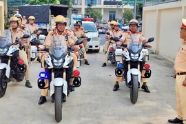 CSGT TP.HCM đồng loạt ra quân đảm bảo an toàn giao thông dịp lễ Giỗ tổ Hùng Vương