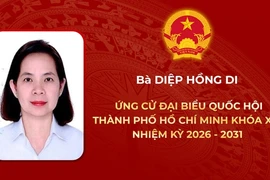 Tiểu sử và chương trình hành động của bà Diệp Hồng Di ứng cử ĐBQH khóa XVI