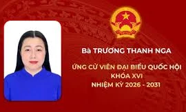 Tiểu sử và chương trình hành động của bà Trương Thanh Nga ứng cử ĐBQH khóa XVI