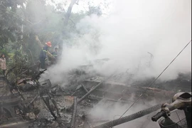 Ngày đầu năm, cháy nhà thiệt hại gần 100 triệu đồng